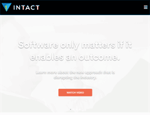 Tablet Screenshot of intact-tech.com